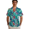 Toronto Blue Jays Hawaiian Shirt - Personalized Hibiscus Blossoms Blue Aloha Shirt