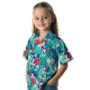 Toronto Blue Jays Hawaiian Shirt - Personalized Hibiscus Blossoms Blue Aloha Shirt
