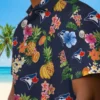 Toronto Blue Jays Hawaiian Shirt - Hibiscus And Fruit Navy Blue Aloha Shirt