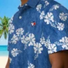 Toronto Blue Jays Hawaiian Shirt - Hibiscus Clusters Blue Aloha Shirt