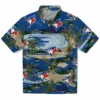 Toronto Blue Jays Hawaiian Shirt - Palm Horizon Blue Aloha Shirt