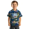 Toronto Blue Jays Hawaiian Shirt - Palm Horizon Blue Aloha Shirt