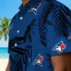 Toronto Blue Jays Hawaiian Shirt - Palm Leaf Blue Aloha Shirt