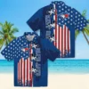 Toronto Blue Jays Hawaiian Shirt - Stitched Flag Blue Aloha Shirt