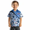 Toronto Blue Jays Hawaiian Shirt - Sunset Palms Blue White Aloha Shirt