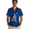 Toronto Blue Jays Hawaiian Shirt - Surfing Mickey Blue Aloha Shirt
