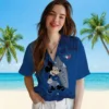 Toronto Blue Jays Hawaiian Shirt - Surfing Mickey Blue Aloha Shirt