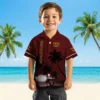 Washington Commanders Hawaiian Shirt - Beach Sunset Burgundy Black Aloha Shirt