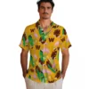 Washington Commanders Hawaiian Shirt - Flamingo Foliage Burgundy Green Aloha Shirt