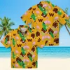 Washington Commanders Hawaiian Shirt - Flamingo Foliage Burgundy Green Aloha Shirt
