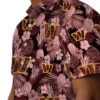 Washington Commanders Hawaiian Shirt - Floral Pineapple Burgundy Aloha Shirt