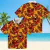 Washington Commanders Hawaiian Shirt - Floral Toucan Burgundy Red Aloha Shirt