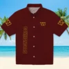 Washington Commanders Hawaiian Shirt - Stuart Minion Burgundy Aloha Shirt