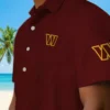 Washington Commanders Hawaiian Shirt - Stuart Minion Burgundy Aloha Shirt