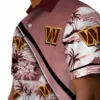 Washington Commanders Hawaiian Shirt - Sunset Palms Burgundy White Aloha Shirt