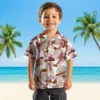 Washington Commanders Hawaiian Shirt - Tropical Leaves Burgundy White Aloha Shirt