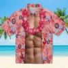 Washington Nationals Hawaiian Shirt - Chest Illusion Red Aloha Shirt