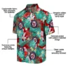 Washington Nationals Hawaiian Shirt - Custom Hibiscus Blossoms Red Aloha Shirt