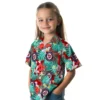 Washington Nationals Hawaiian Shirt - Custom Hibiscus Blossoms Red Aloha Shirt