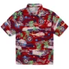 Washington Nationals Hawaiian Shirt - Tropical Palms Aloha Shirt