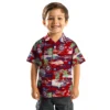 Washington Nationals Hawaiian Shirt - Tropical Palms Aloha Shirt