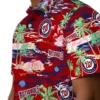 Washington Nationals Hawaiian Shirt - Tropical Palms Aloha Shirt