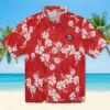 Washington Nationals Hawaiian Shirt - Hibiscus Clusters Red Aloha Shirt