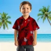 Washington Nationals Hawaiian Shirt - Palm Leaf Red Aloha Shirt
