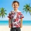 Washington Nationals Hawaiian Shirt - Patriotic Hibiscus Design Red White Aloha Shirt