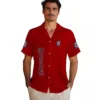 Washington Nationals Hawaiian Shirt - Stuart Minion Red Aloha Shirt