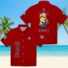 Washington Nationals Hawaiian Shirt - Stuart Minion Red Aloha Shirt