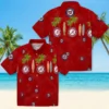 Washington Nationals Hawaiian Shirt - Surfboard Palm Red Aloha Shirt