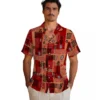 Washington Nationals Hawaiian Shirt - Tribal Symbols Red Aloha Shirt