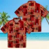 Washington Nationals Hawaiian Shirt - Tribal Symbols Red Aloha Shirt