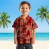 Washington Nationals Hawaiian Shirt - Tribal Symbols Red Aloha Shirt