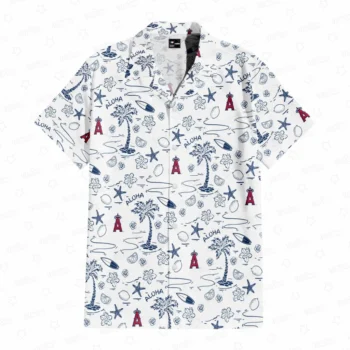 Los Angeles Angels Aloha Paradise Hawaiian Shirt