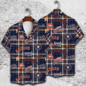 Houston Astros Plaid Pride Hawaiian Shirt