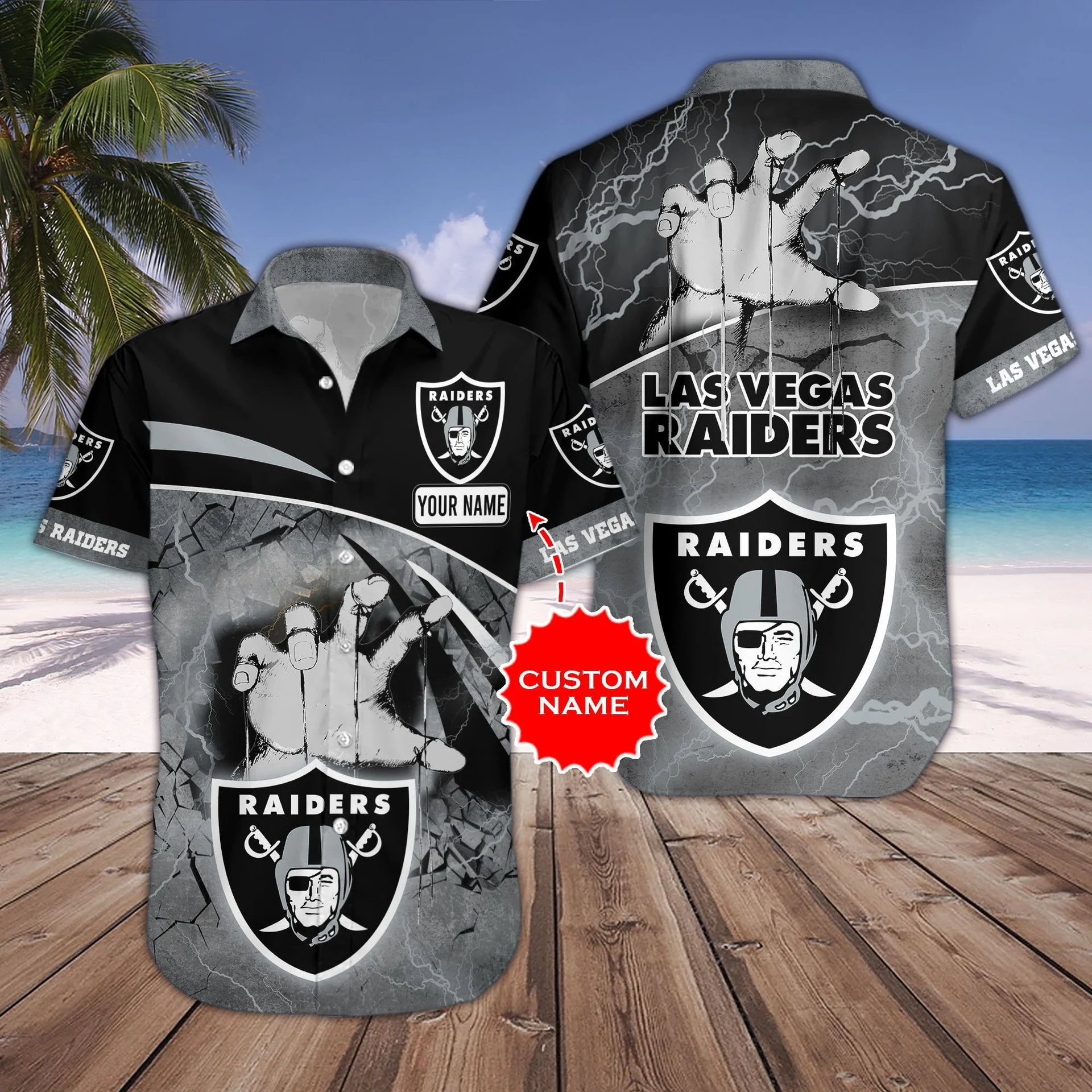 personalized-las-vegas-raiders-lightning-grip-hawaiian-shirt.webp