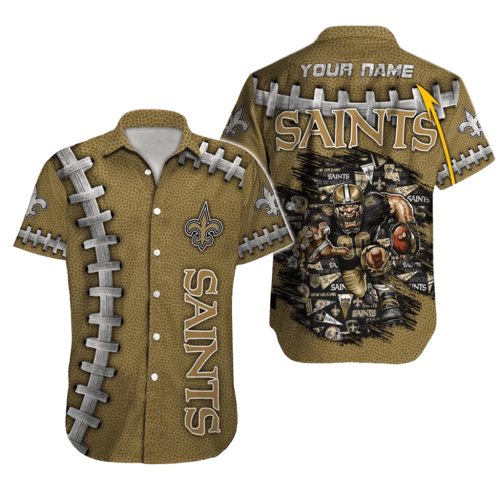 personalized-new-orleans-saints-gridiron-stitch-hawaiian-shirt.webp