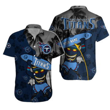 Personalized Tennessee Titans Tiki Spirit Hawaiian Shirt