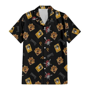 Pittsburgh Pirates Classic Logo Collage Hawaiian Shirt